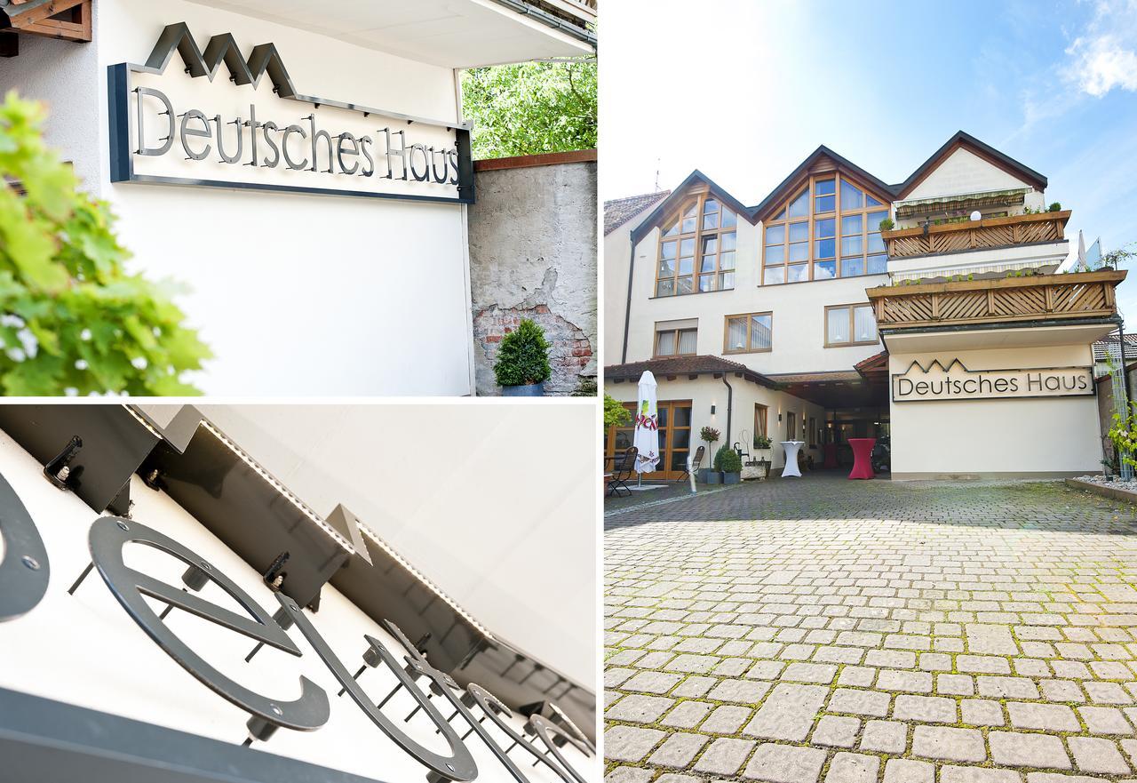 Hotel Deutsches Haus Kitzingen Exteriör bild